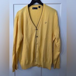 Jack Nicklaus Yellow Cardigan L